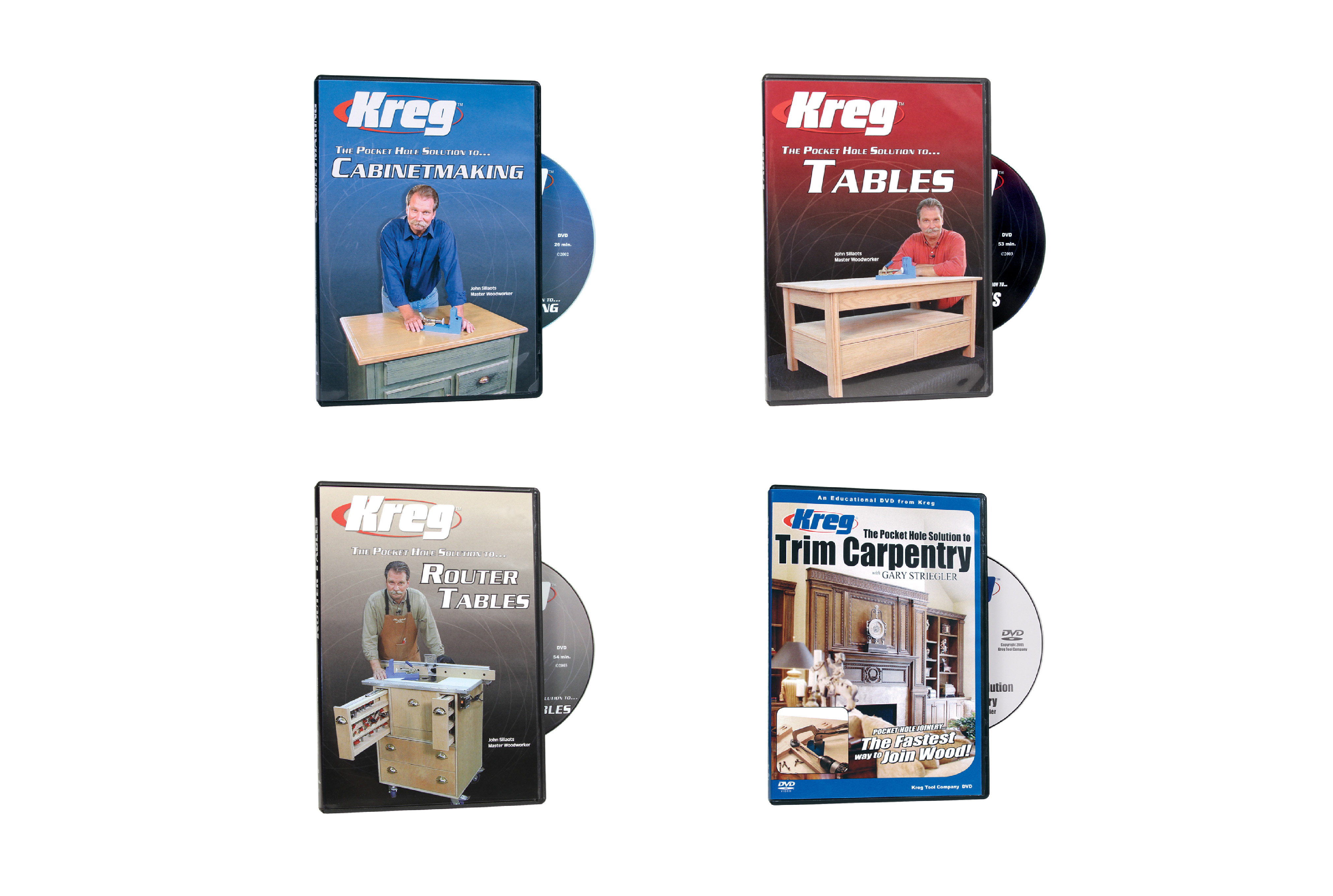 V03 / V05 / V06 / V07 · 크레그 DVD 4종